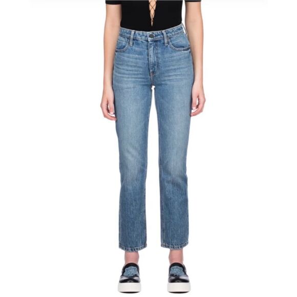 Alexander Wang Cult Straight Leg Jeans - Blue sz 25 - Picture 2 of 11